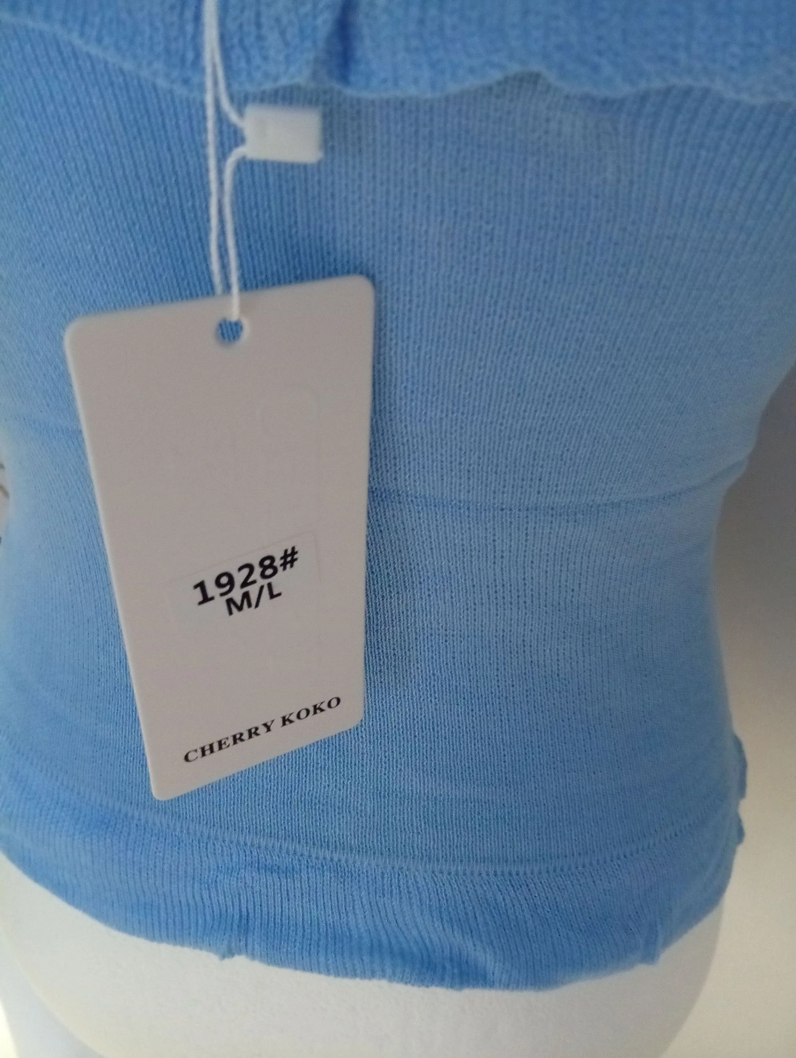 Top caraco acanalado escote en corazón tirantes ajustables talla 38/40 – photo 2